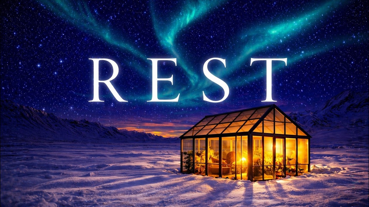 Fall Asleep Fast Under the Northern Lights ❄️ 1 Hour Arctic Sleep Sound