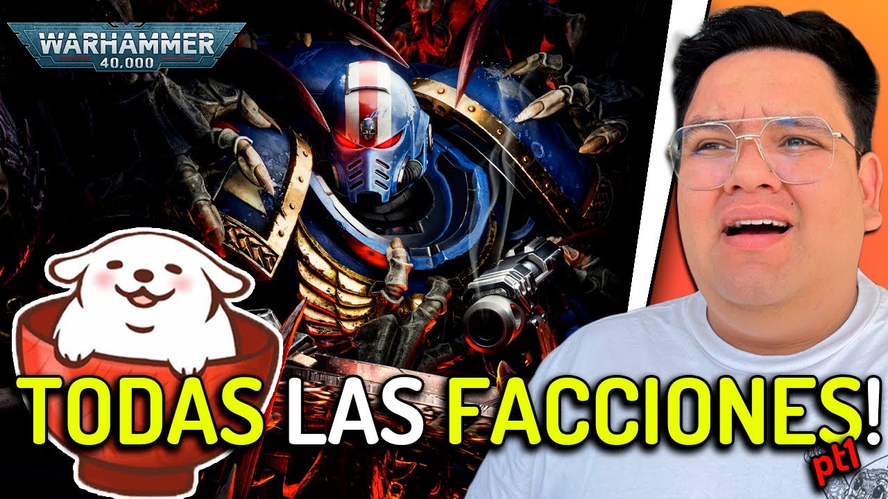 REACCIONO POR PRIMERA VEZ al LORE de TODAS LAS FACCIONES de WARHAMMER 40K