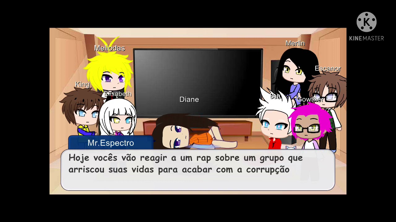 7 pecados capitais reagindo ao rap da night RAID (akame ga kill)