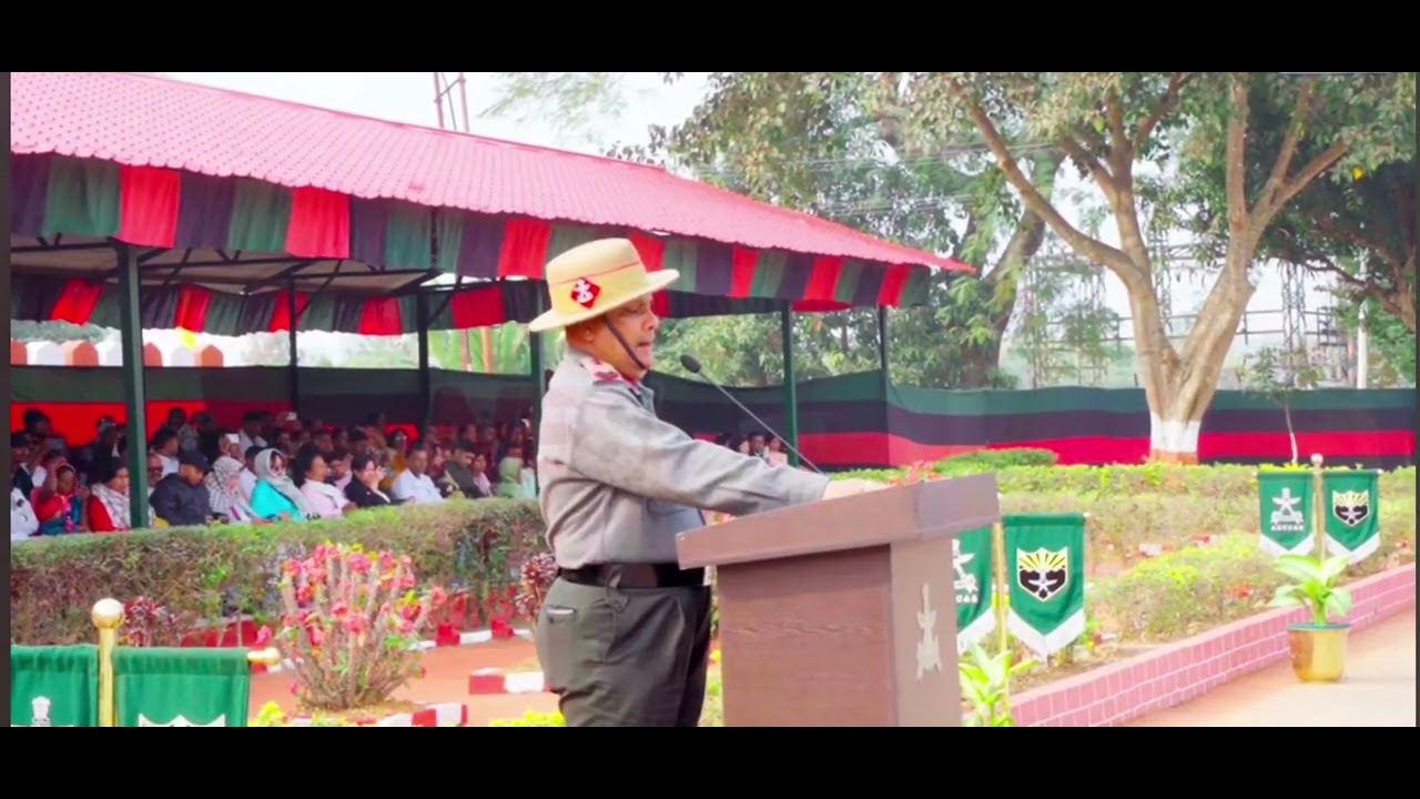 POP CEREMONY 🎉 ASSAM RIFLES #assamrifles #army #paramilitaryforces #viralvideo 