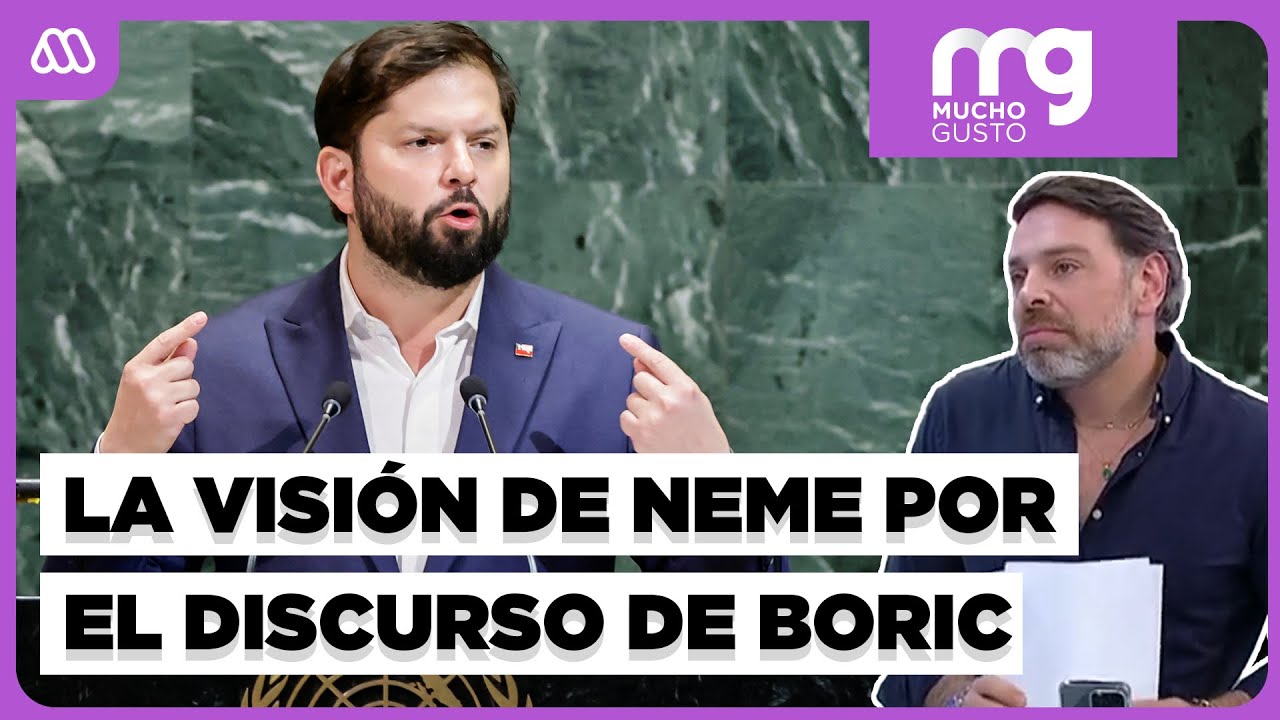 "No tiene por qué esconder...": La crítica de Neme al discurso del presidente Boric en la ONU