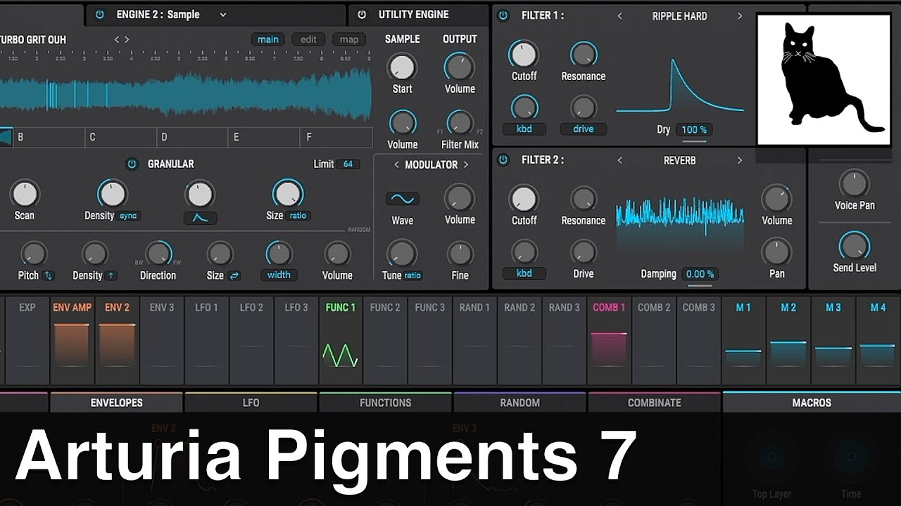 Что нового в Arturia Pigments 7? Фильтры, эффекты, режим воспроизведения и многое другое.