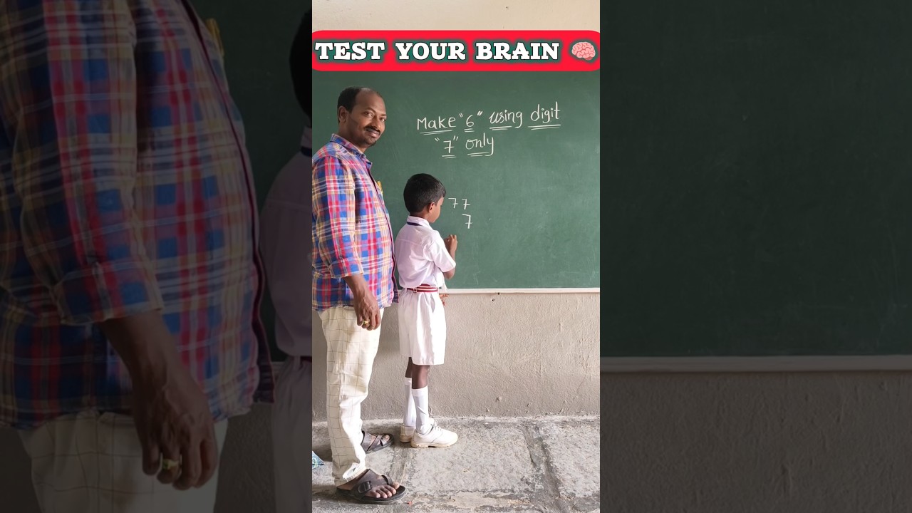 Test your brain/Challenge your mind #students #schoollife #education #maths #iqtest #braintest #yt