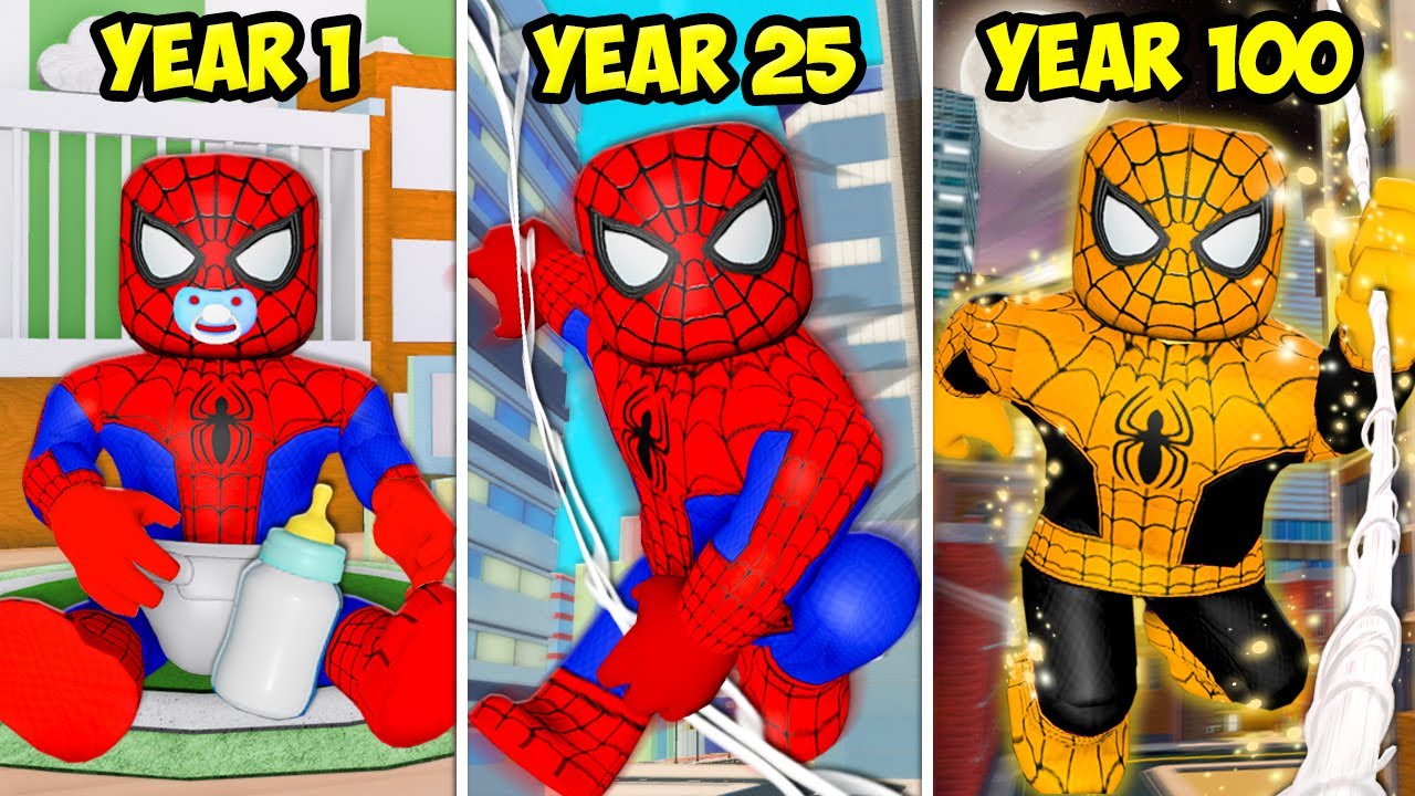 100 Years As Spiderman: A Roblox Movie