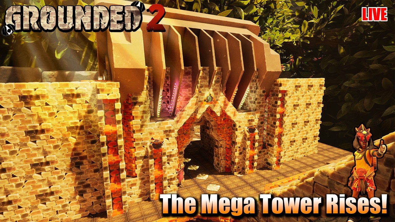 Architect Designs a Mega Tower in Grounded 2 (LIVE)