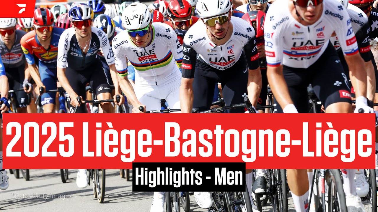 Highlights: Liège-Bastogne-Liège 2025 - Men