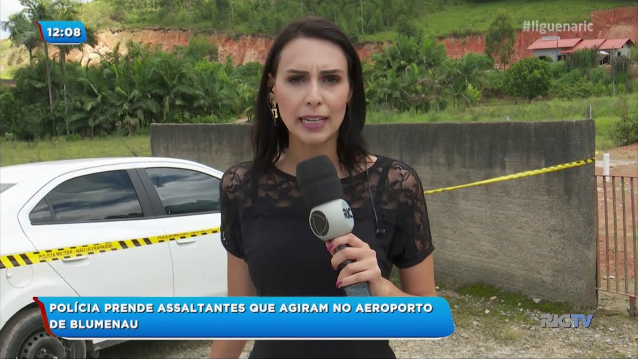 Polícia prende assaltantes que agiram no aeroporto de Blumenau