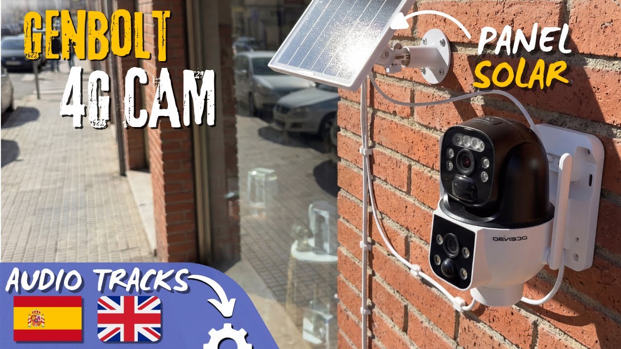 👀 Cámara GENBOLT 4K con Doble Lente y Seguimiento AI | ¿Merece la pena para casa o negocio?