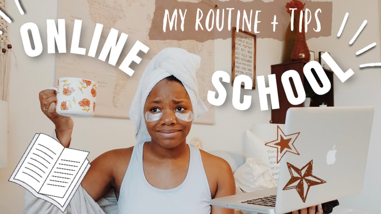 my productive online school morning routine! + online school tips!
