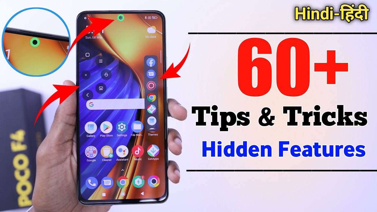 Poco F4 Tips And Tricks - Top 60++ Hidden Features | Hindi-हिंदी