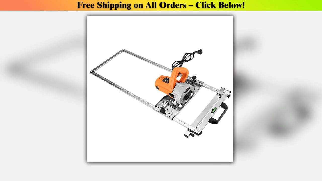 New Electric Circular Saw Trimmer with Edge Guide - Positioning Cutting Board for Woodworking,