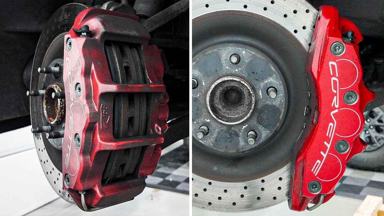 C6 Corvette Z06 Brake Rotor Swap | Garage Therapy (ASMR)