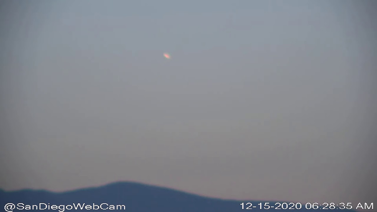 Mystery object in the sky over San Diego