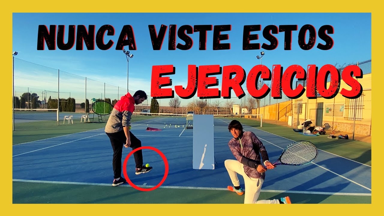 Revés LIFTADO tenis (a una ✋ y dos manos🤲) - 5 EJERCICIOS ºestrellaº