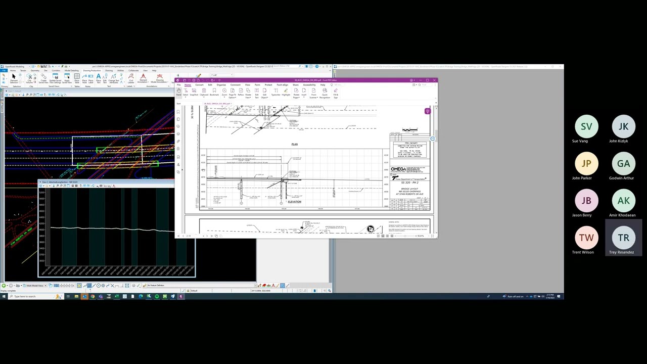 How to Cut Plan and Profile Sheets with Open Roads Designer (Bridge Layout Example)