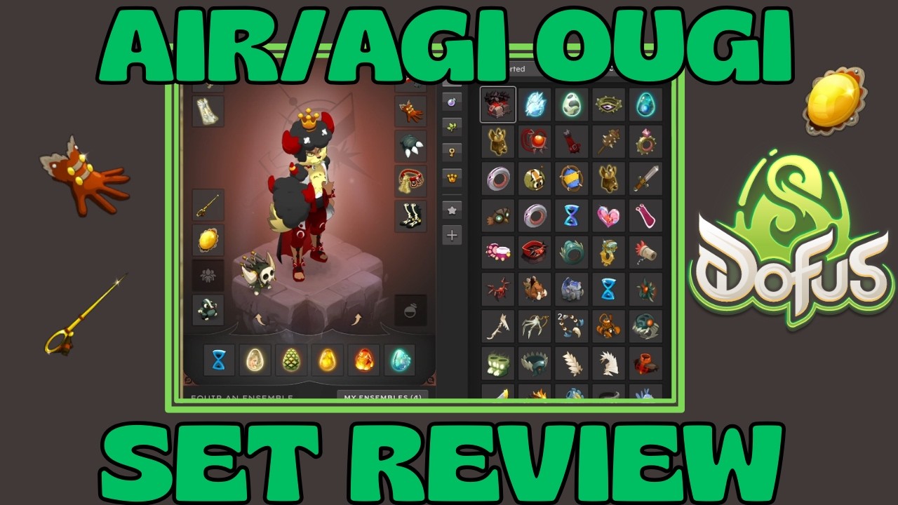 AIR/AGI OUGINAK Set Review | DOFUS 3.5 [DOFUS] [EN]