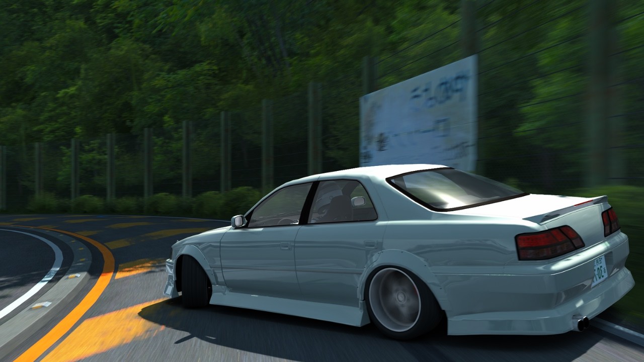 Drifting WDT Toyota Cresta JZX100 DW-Spec / (4K) / Kameishi Hill / Assetto Corsa