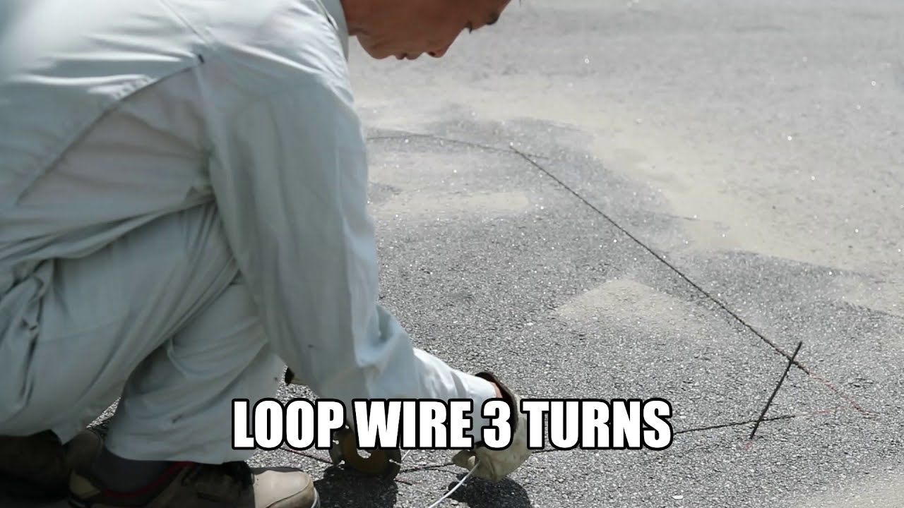 loop detector installation