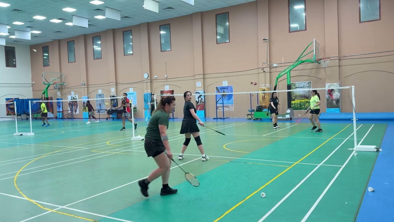 Rizza & Kim vs. Mhayzie & Adj — Qatar Badminton (D'Ace Badminton Queuing Game)