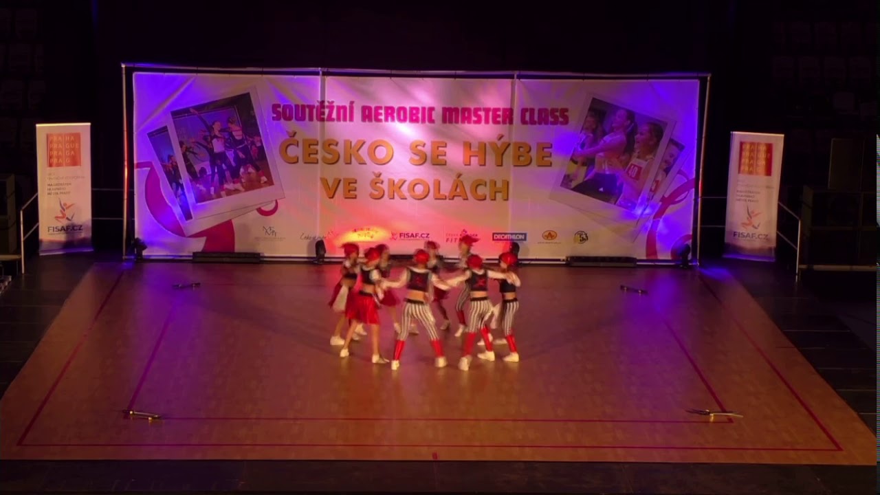Aerobic team show 8-10 let - Piráti - sezóna 2019