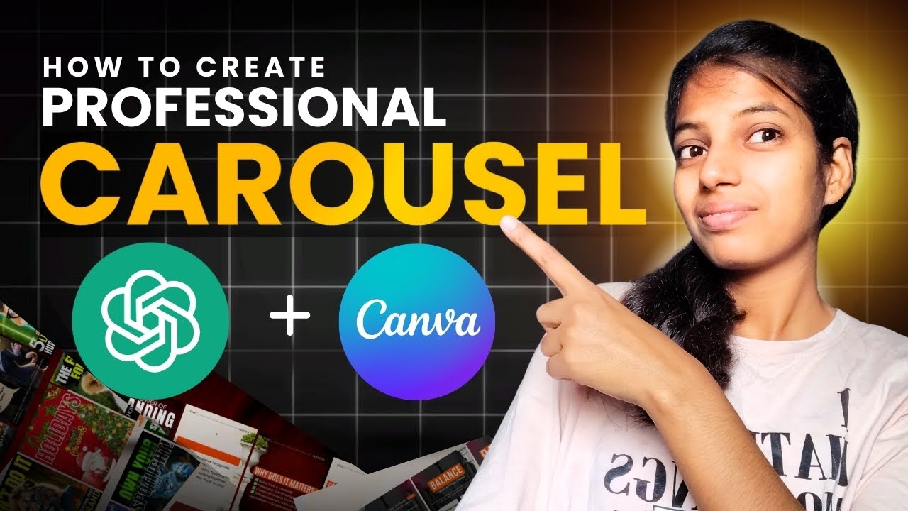 How to create a professional carousel with Canva and ChatGPT AI
