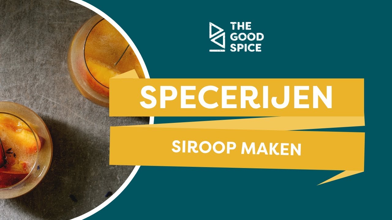 Specerijen siroop maken