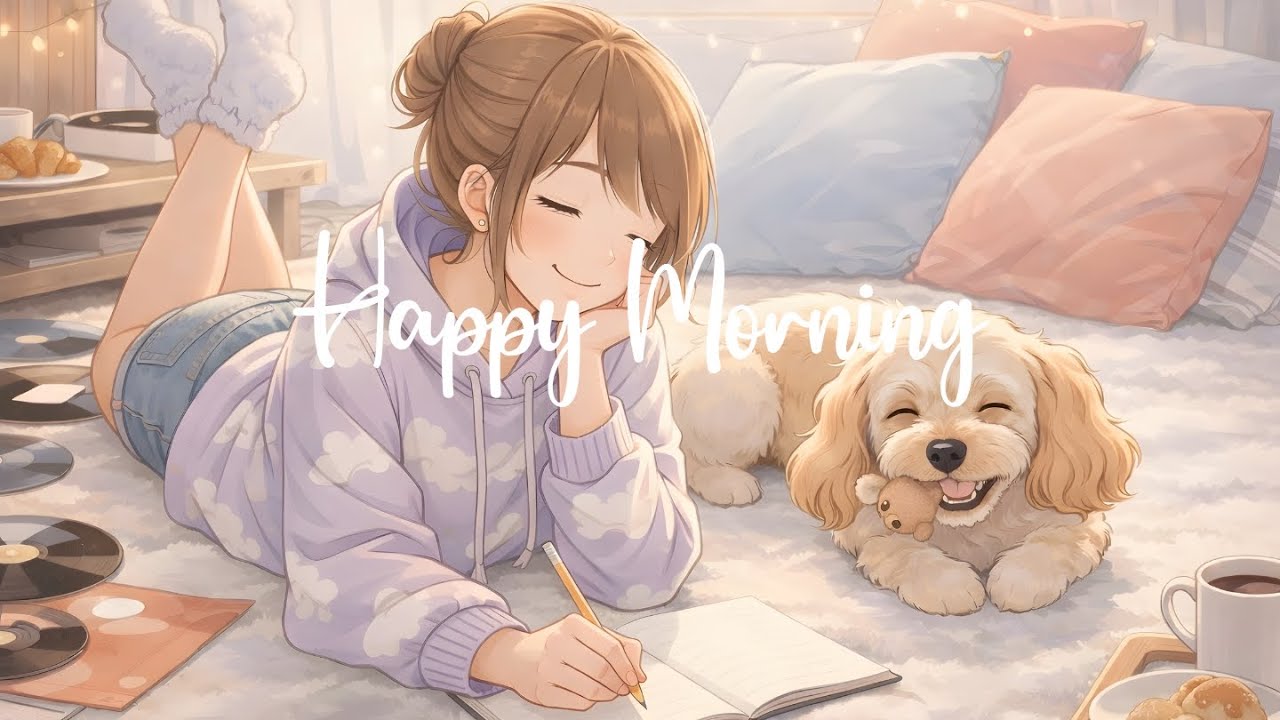 Happy Morning ☀️ Soft Cute Pop for Study & Coffee
