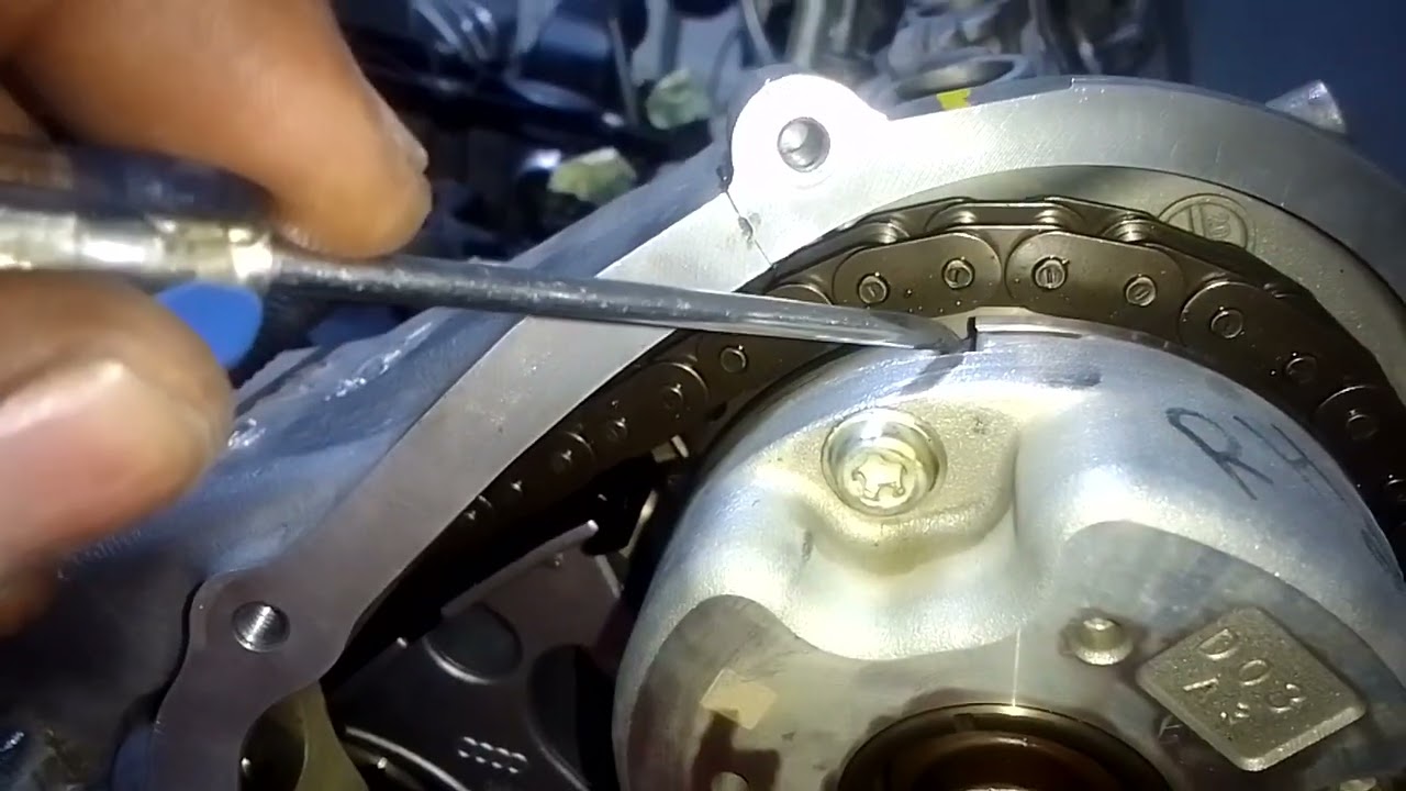 Audi Q7 super charger engine timing mark
