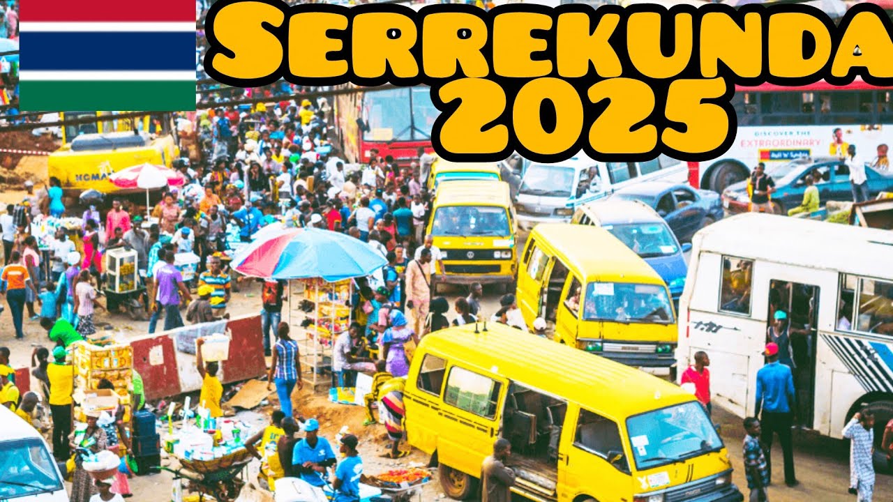 Serrekunda Gambia's Busiest Market 2025😱