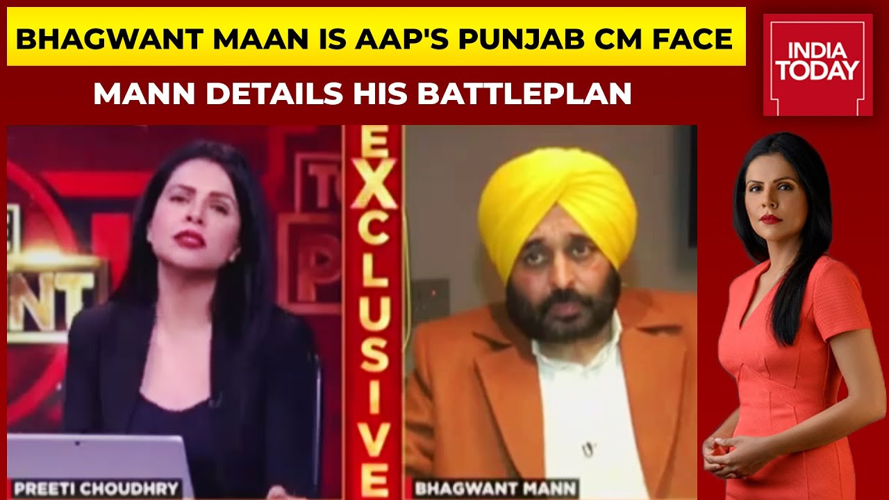 AAP's Punjab CM Face Bhagwant Mann Details His Battleplan, Slams Congress In Witty Style | EXCLUSIVE