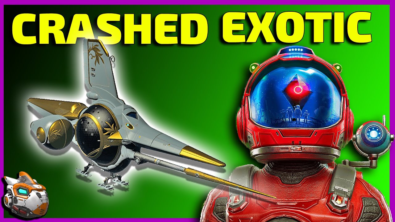 Finding a Crashed Exotic Ship and How to Upgrade Ships | No Man's Sky Update 2020