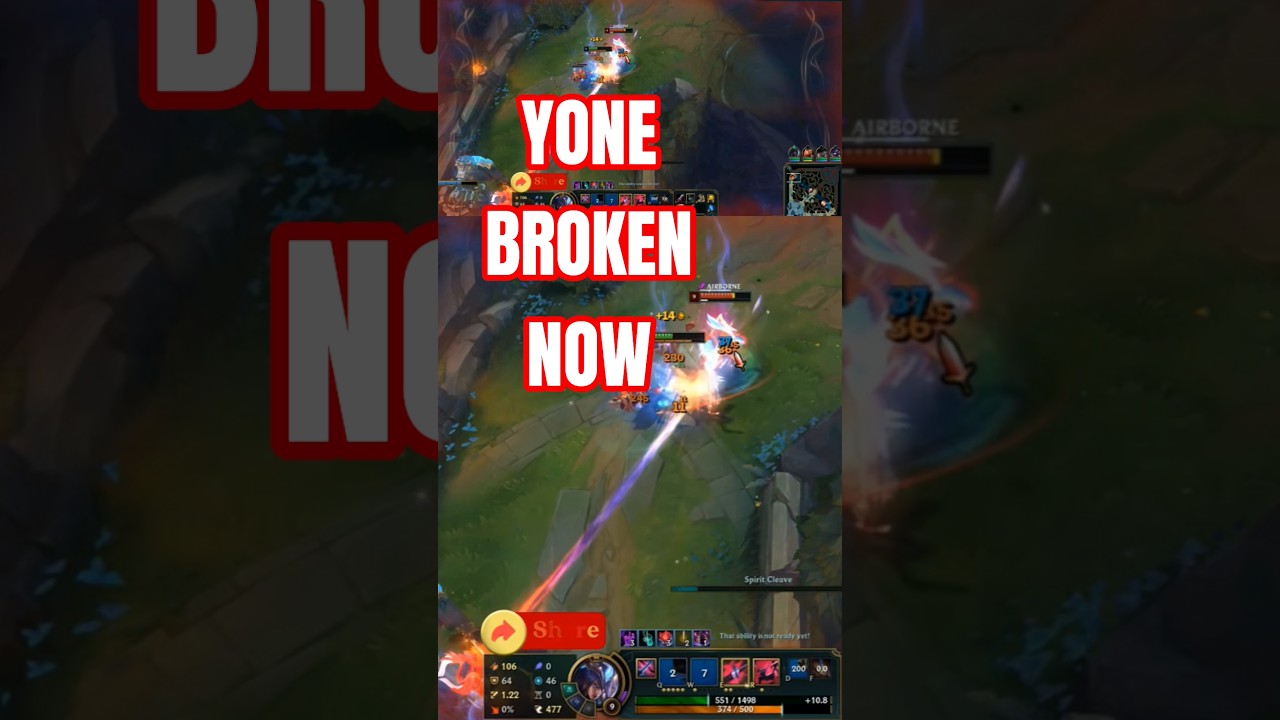 YONE BROKEN TRICK 😈