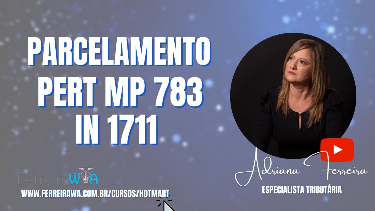 PARCELAMENTO PERT- MP 783- IN 1711-REDU&Ccedil;&Otilde;ES JUROS- MULTAS- DARF- 5 PARCELAS- ADES&Atilde;O
