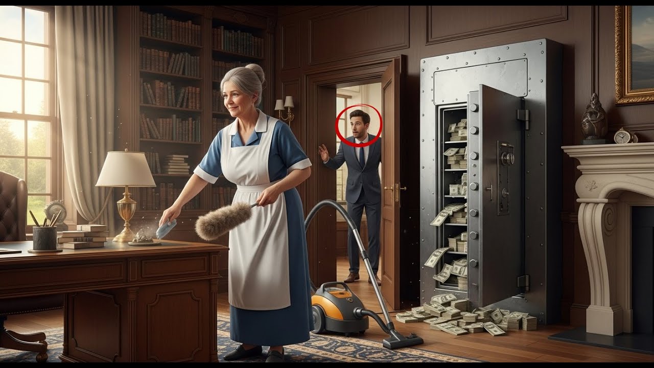 MILLIONAIRE CEO LEAVES HIS SAFE OPEN TO CATCH HIS MAID— But Her Reaction Left Him in Tears