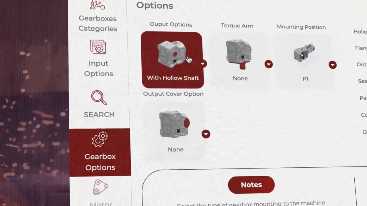 Quick Gearbox Selection Tool - The I-Guide Configurator by I-MAK Reduktor