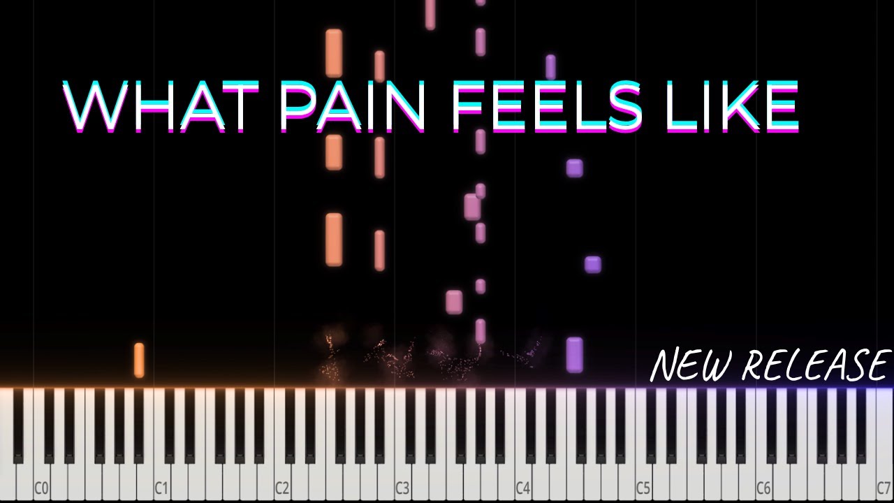 what pain feels like | PIANO TUTORIAL + SHEET MUSIC