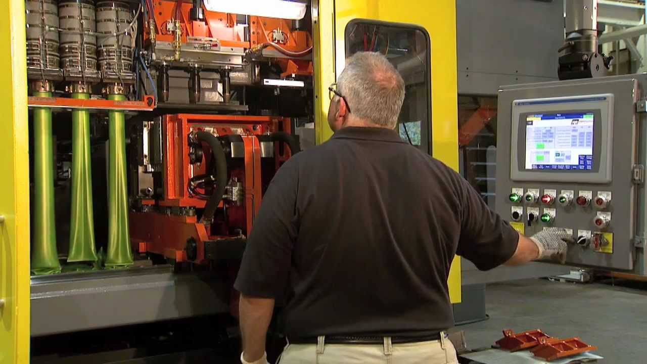 Plastics blow-molding OEM uses Rockwell Automation Integrated Architecture