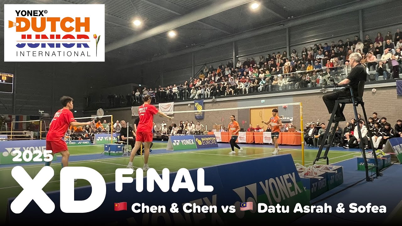 Final, XD-U19, 🇨🇳 Chen & Chen vs 🇲🇾 Datu Asrah & Sofea, Yonex Dutch Junior International 2025