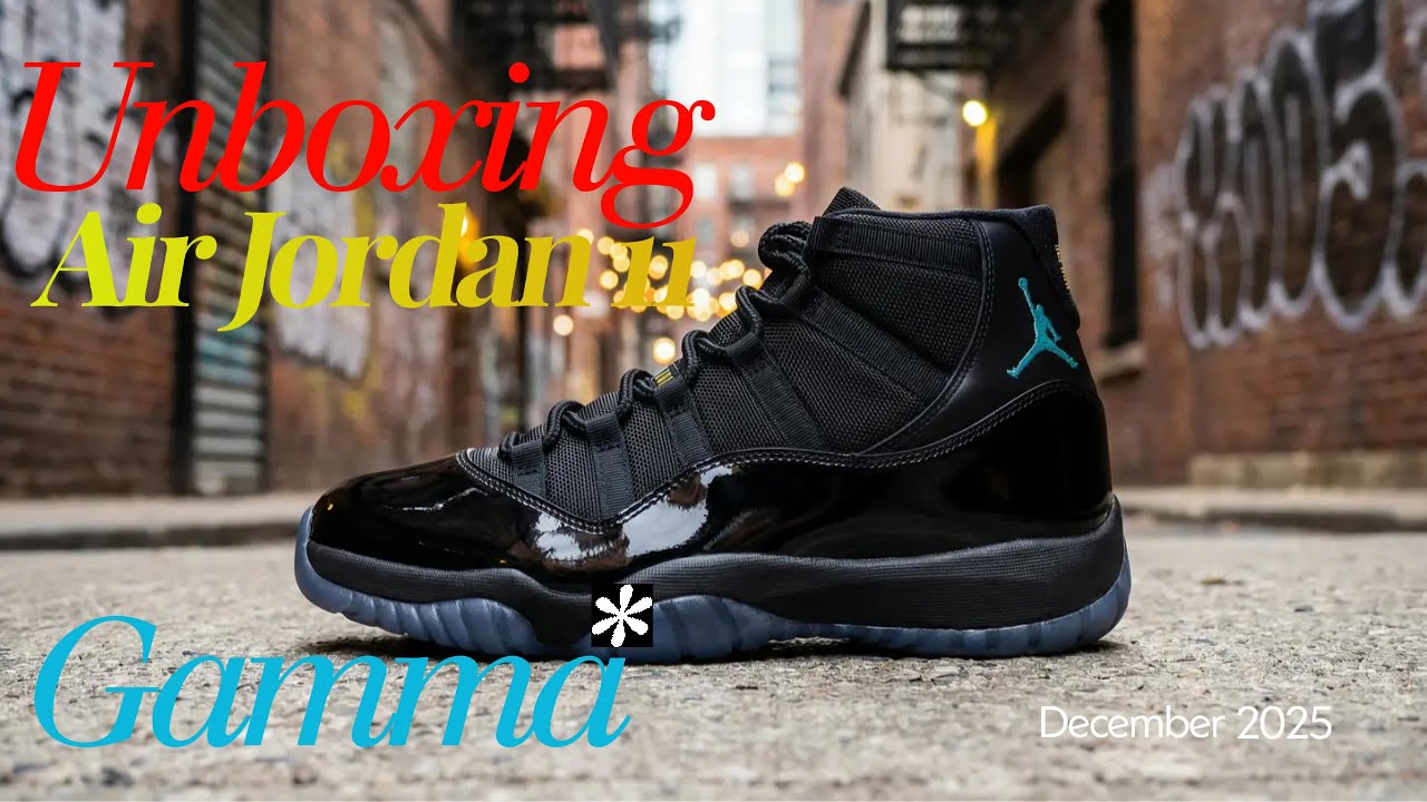 Unboxing 2025 Air Jordan 11 Gamma