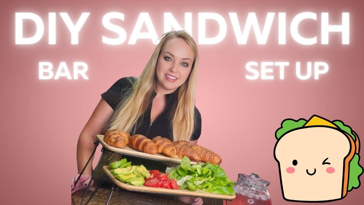 Creating a DIY Sandwich Bar at Home | Homemade Deli Meat, Cute Setup & Delicious Toppings!