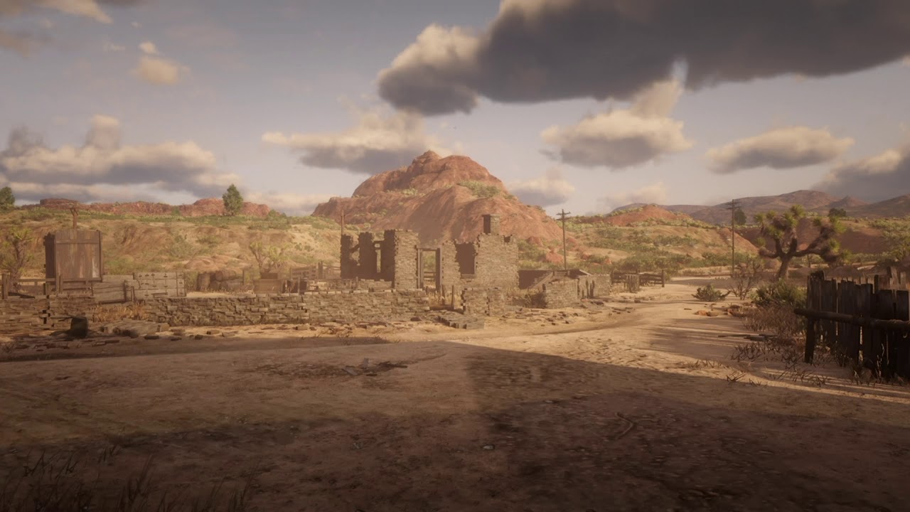 Red Dead Redemption 2 - Desert Ambiance (bugs, music, soft wind, birds)