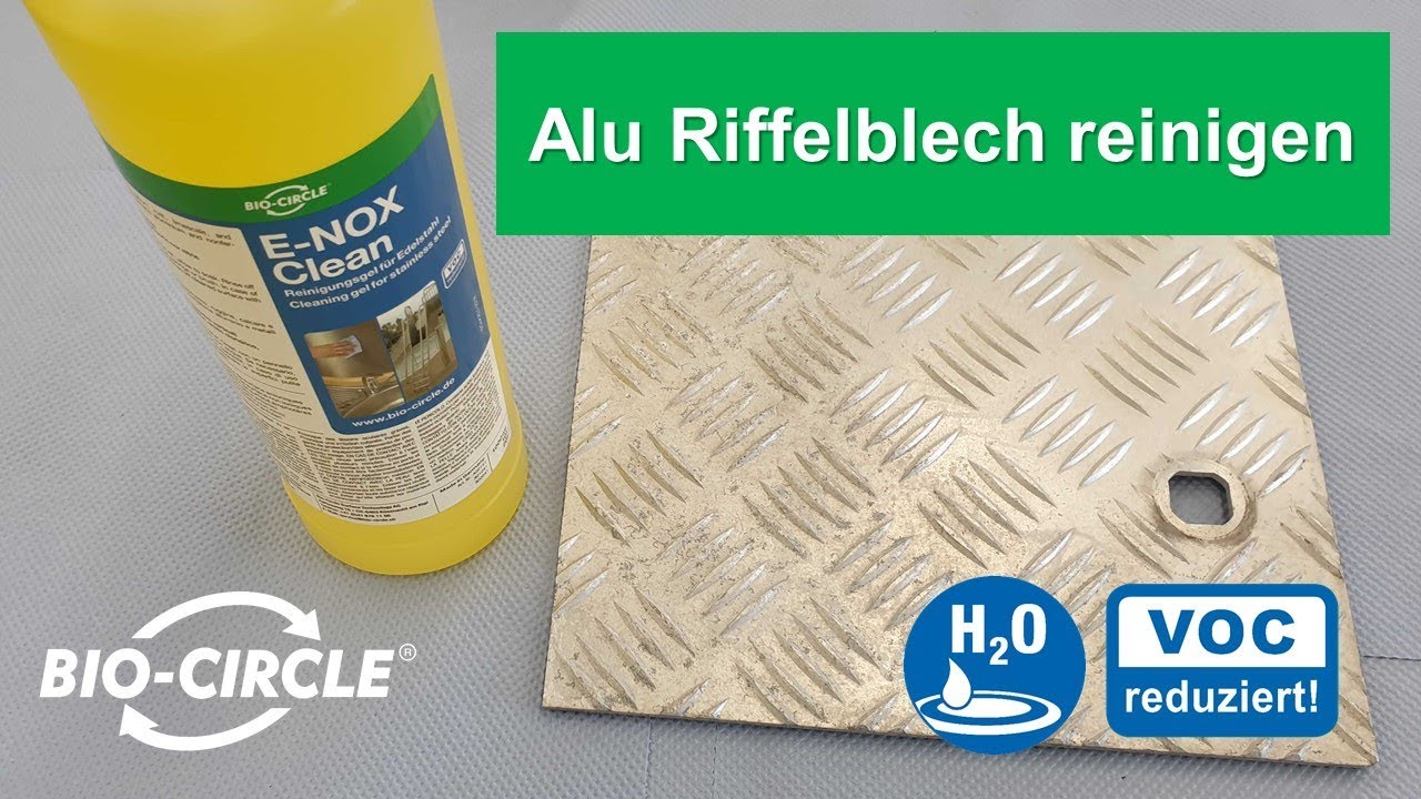 Alu Riffelblech reinigen | Aluminium Oxidation entfernen und polieren