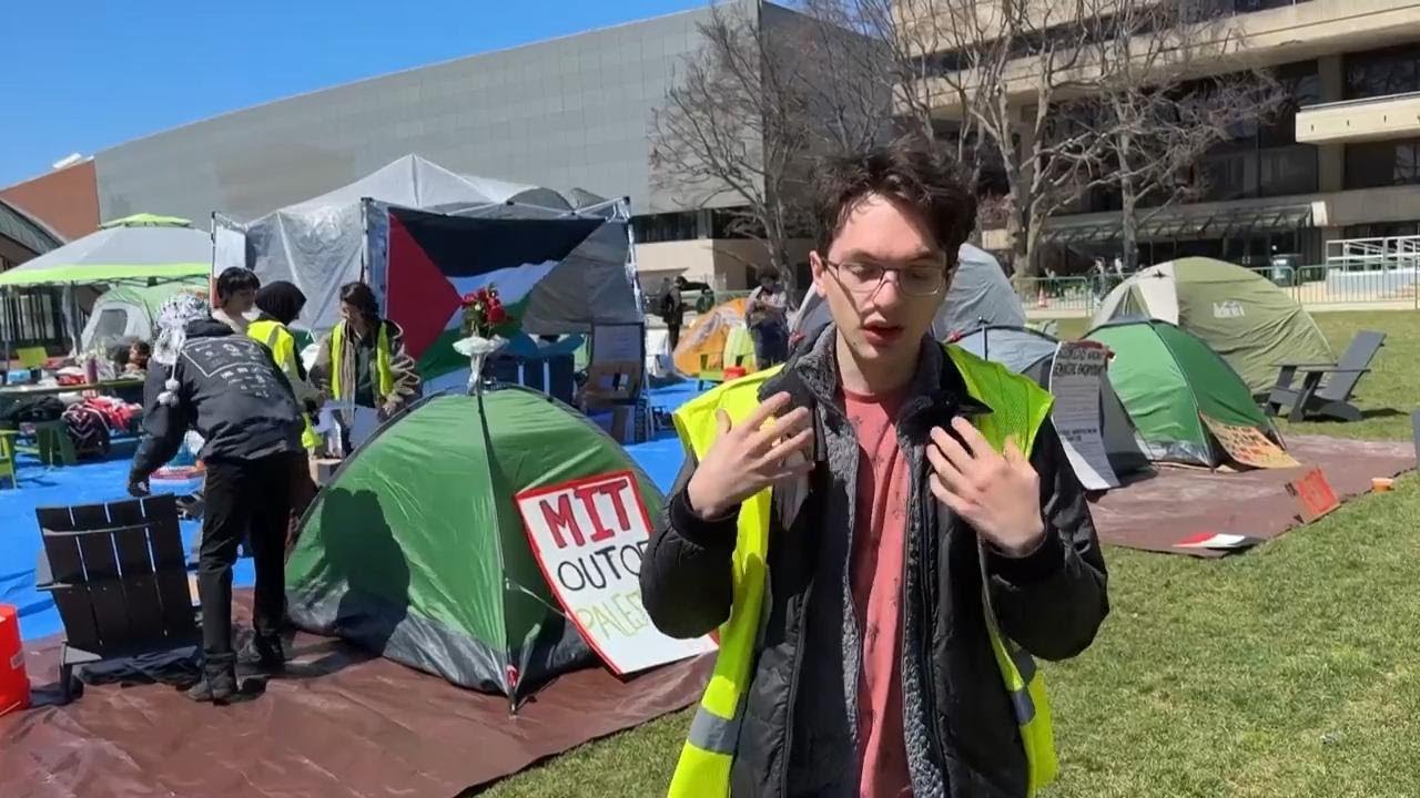 Student protest at MIT urges university to divest from Israel