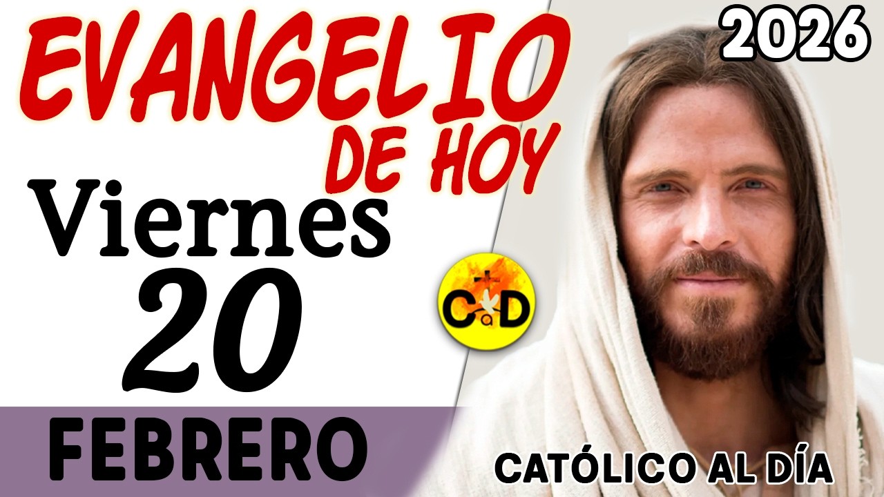 EVANGELIO de HOY viernes 20 de Febrero 2026 | Mateo 9, 14-15 REFLEXIÓN Católica | Católico al Día