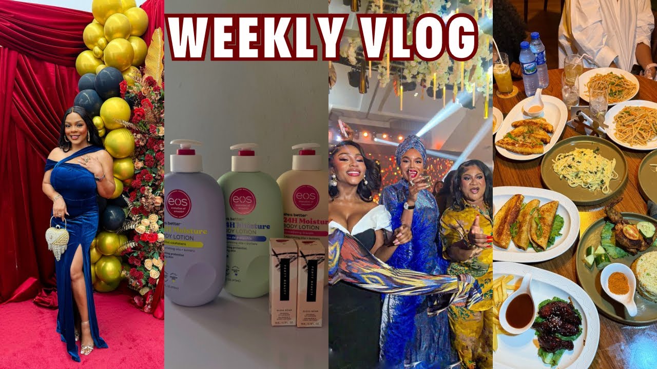 CRAZY WEEK IN MY LIFE: PARTYING WITH CELEBRITIES, NEW BATHROOM ARRANGEMENT, FRIENDSGIVING, HAUL etc.