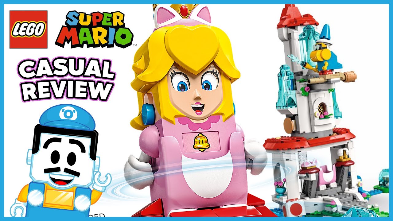 Cat Peach Suit and Frozen Tower LEGO Super Mario Casual Review