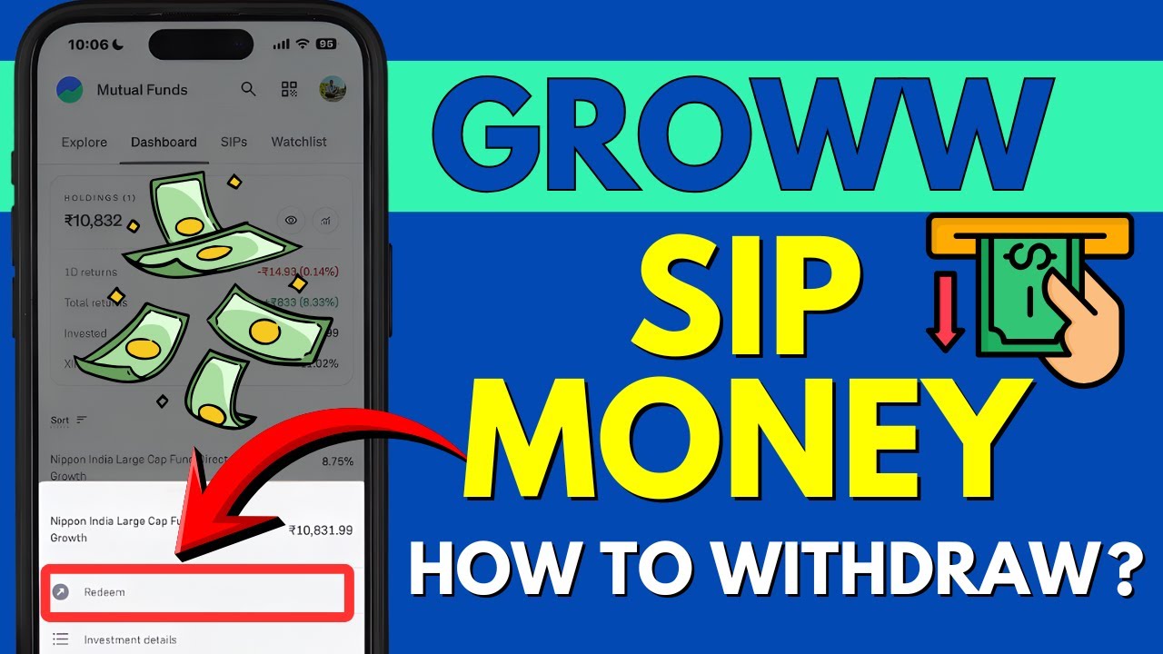 How to Withdraw Money from Groww App Mutual Fund SIP? Redeem Money from Groww SIP Online