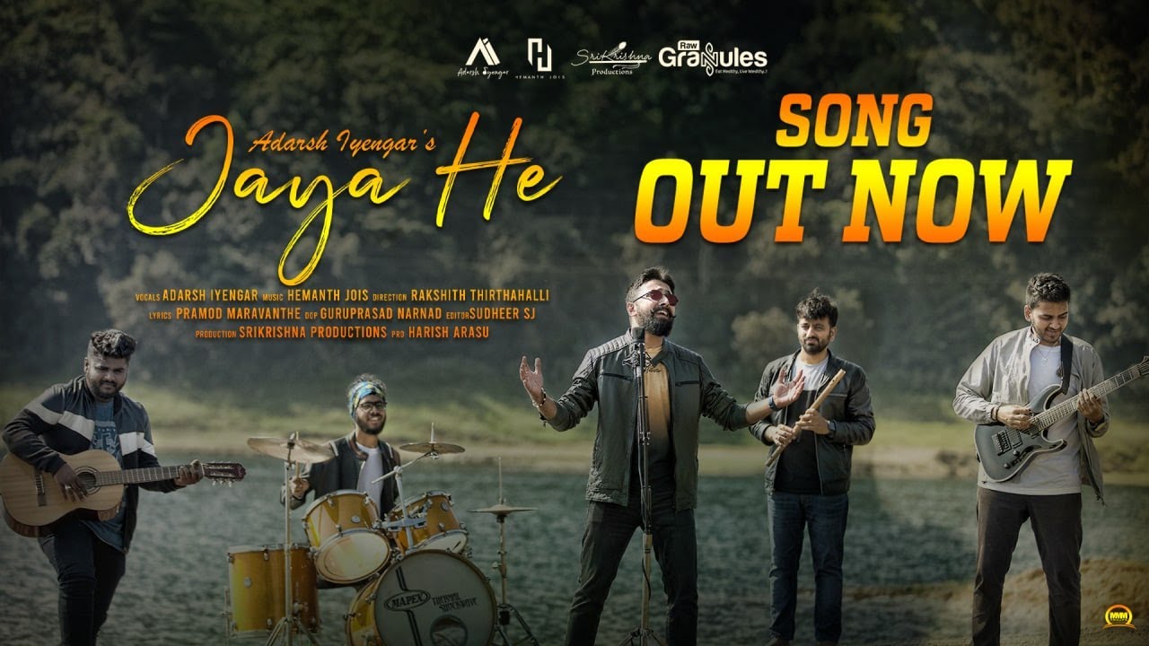 JAYA HE || 4K OFFICIAL MUSIC VIDEO || ADARSH IYENGAR || HEMANTH JOIS || RAKSHITH THIRTHAHALLI ||