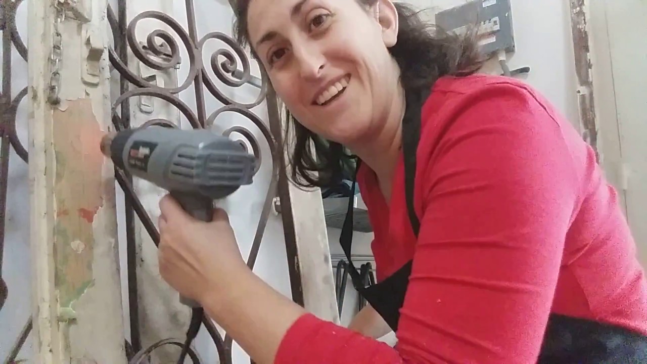 Stripping paint using a heat gun - DIY tips you need to know!