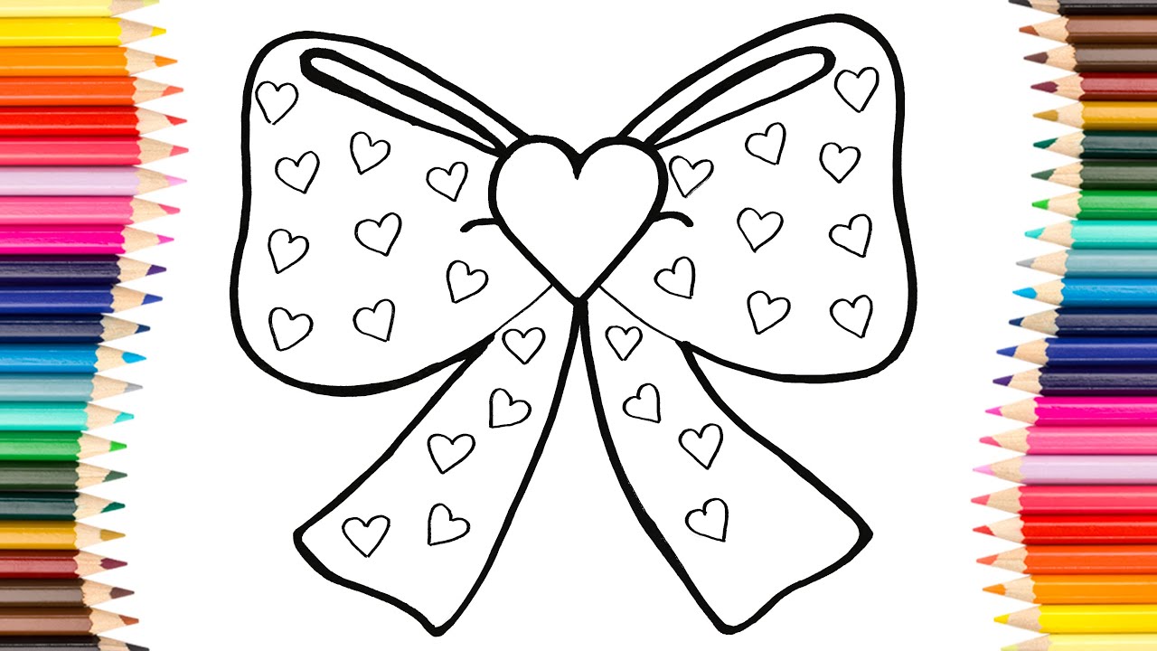How to Draw a Bow Easy